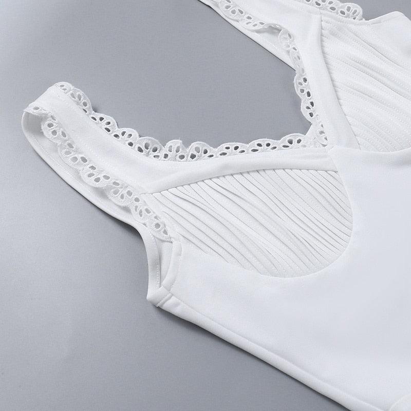 Got Music For You Backless Lace Mini Dress 7
