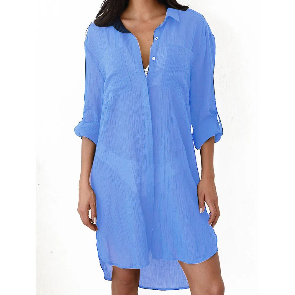 Victoria Premium Cover Up Beach Dress Designer Edit
