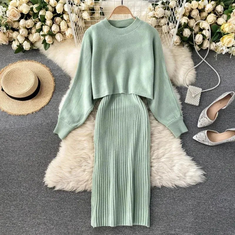 Sofia Knitted Dress And Modern Dress with Premium Casual Styling