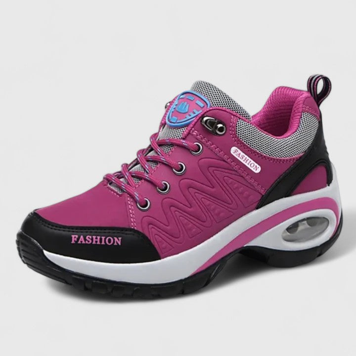 Lace Up Air Cushion Platform Wedge Chunky Sneakers