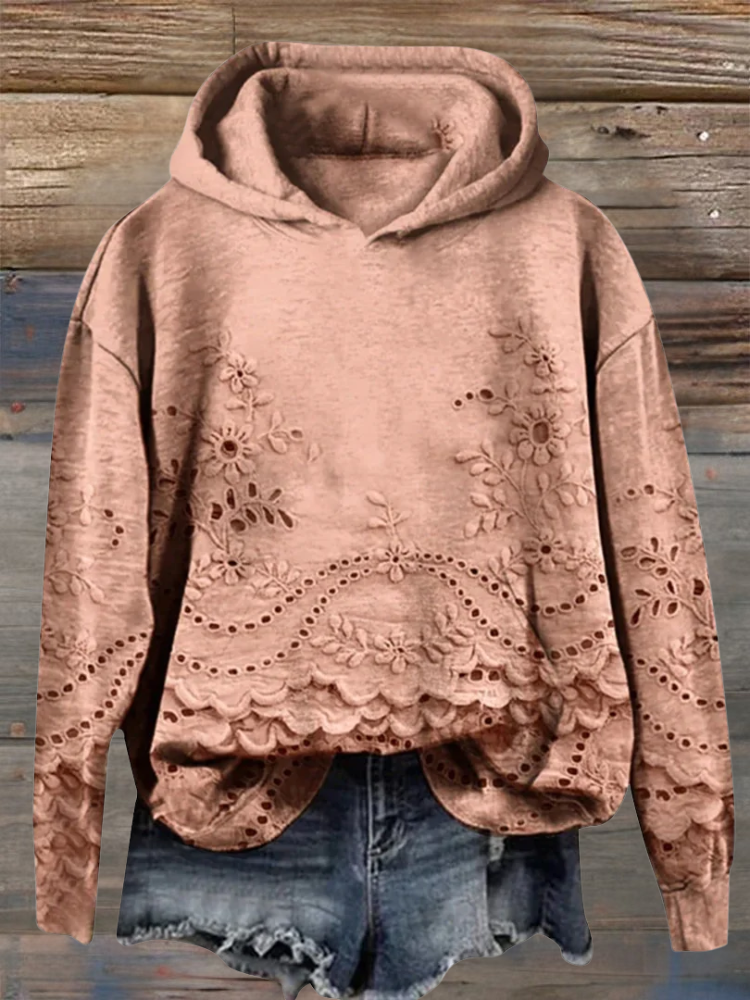 Women’s Hoodies | Floral Embroidery