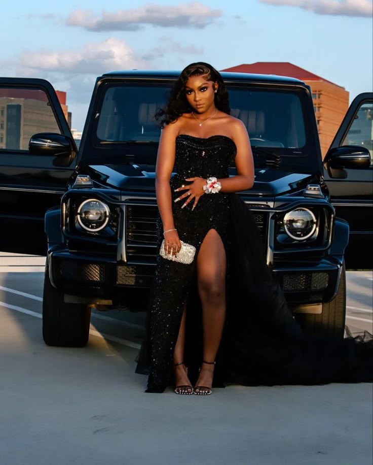 Sexy Sheath Strapless Sequin Slit Black Long Prom Dresses Party Dress SD2293