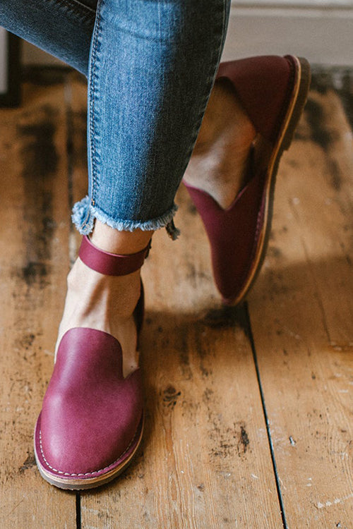 Ankle Strap Flats Sandal