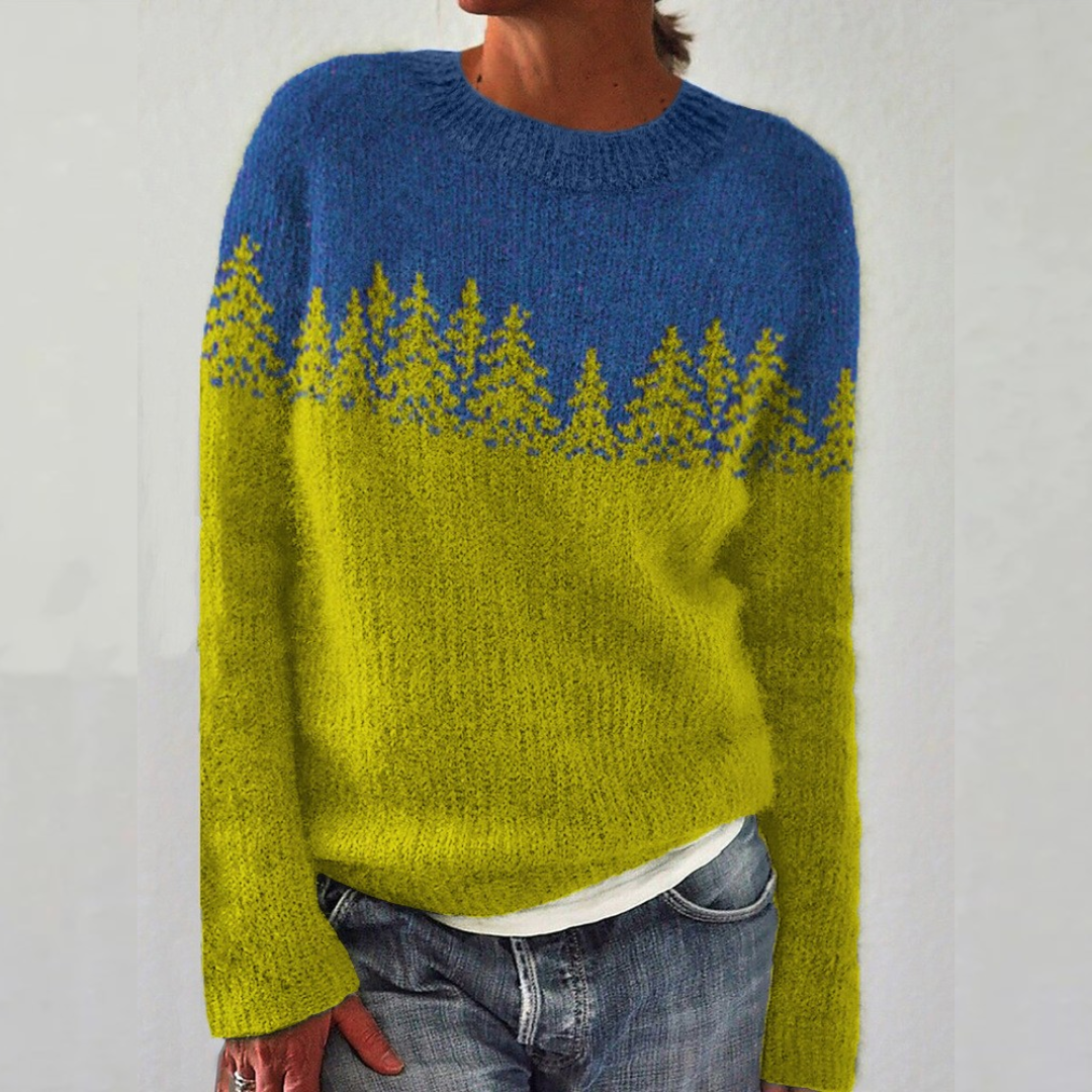 Maria | Retro Scandinavian Knitted Sweater