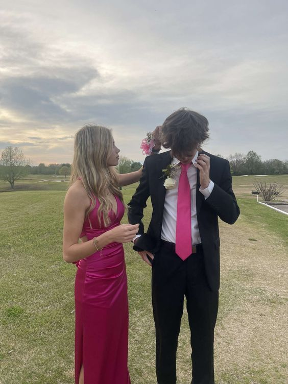 Hot Pink Long Prom Dresses Evening Party Formal Gowns cc951