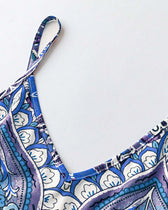 Paisley Print Spaghetti Strap Maxi Dress 2