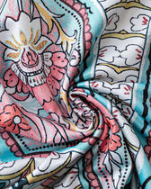 Paisley Print Spaghetti Strap Maxi Dress 8