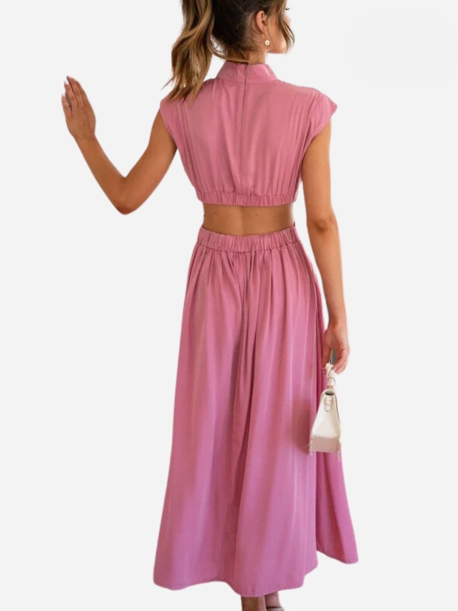 Victoria Timeless Summer Sleeveless Long Maxi Dress Elevated Occasion Wear