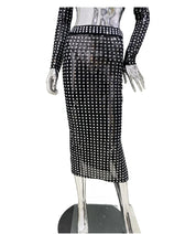 Mesh Top Skirt Sparkling Party Dress Black / S Partydress-241208