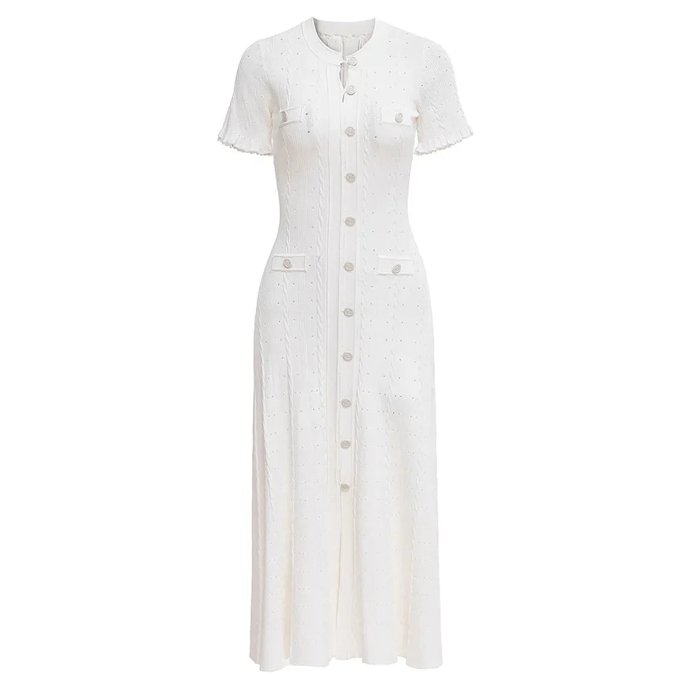 FONTANNE KNIT MIDI DRESS