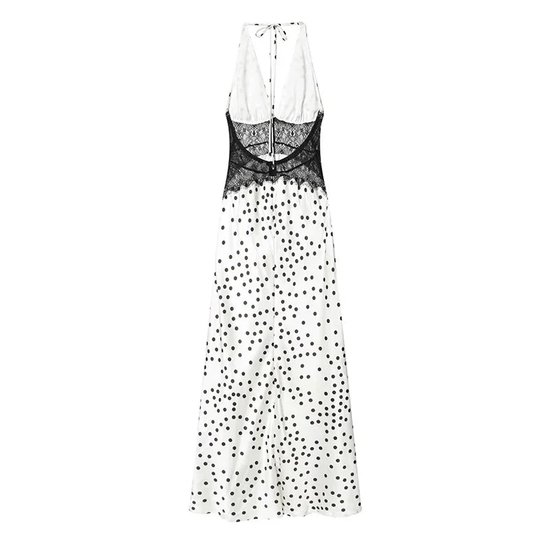 MELUSA POLKA DOT MAXI DRESS