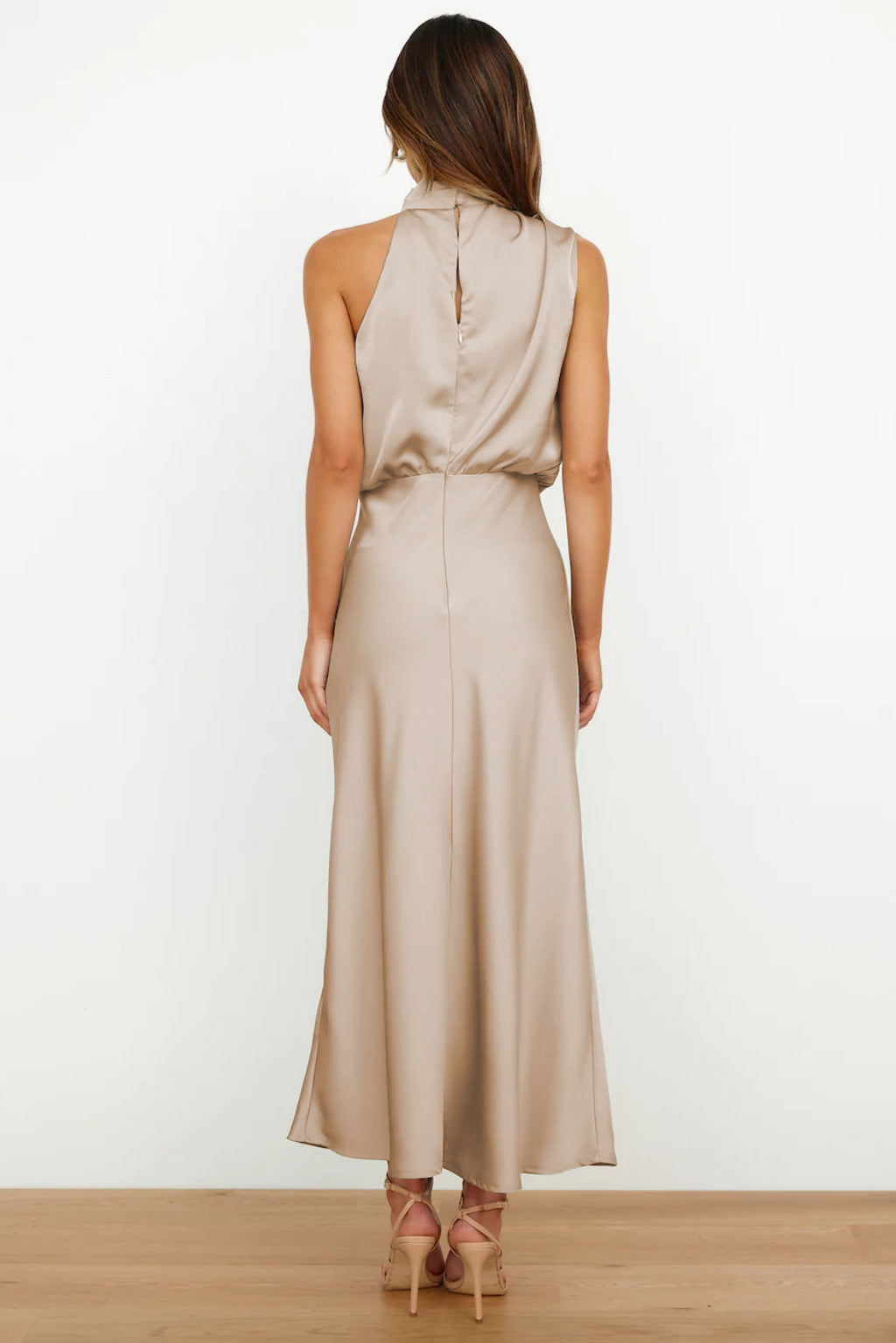 Sleeveless Off Shoulder Bodycon Elegant Maxi Dresses Wedding 22