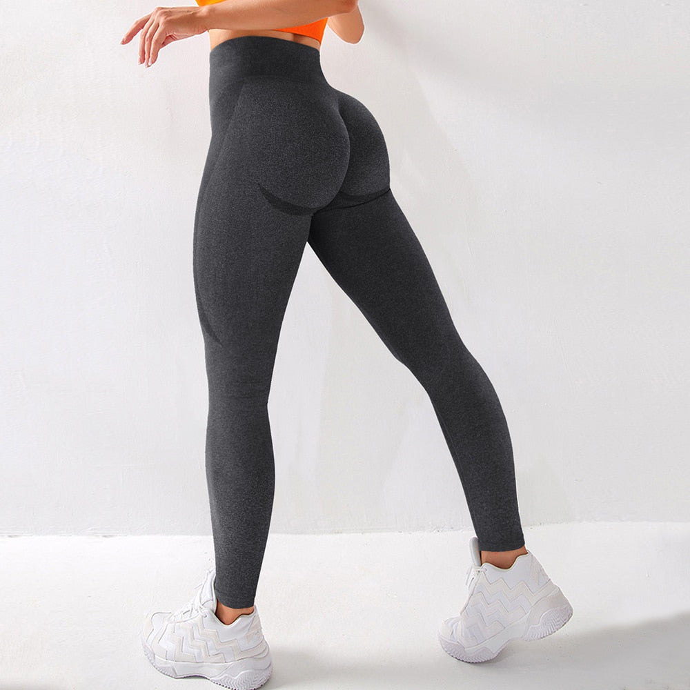 Mojoyce Leggings Women Fitness Yoga Pants Seamless Scrunch Butt Sportswear High Waist Workout Tights Push Up Yoga Leggings For Fitness