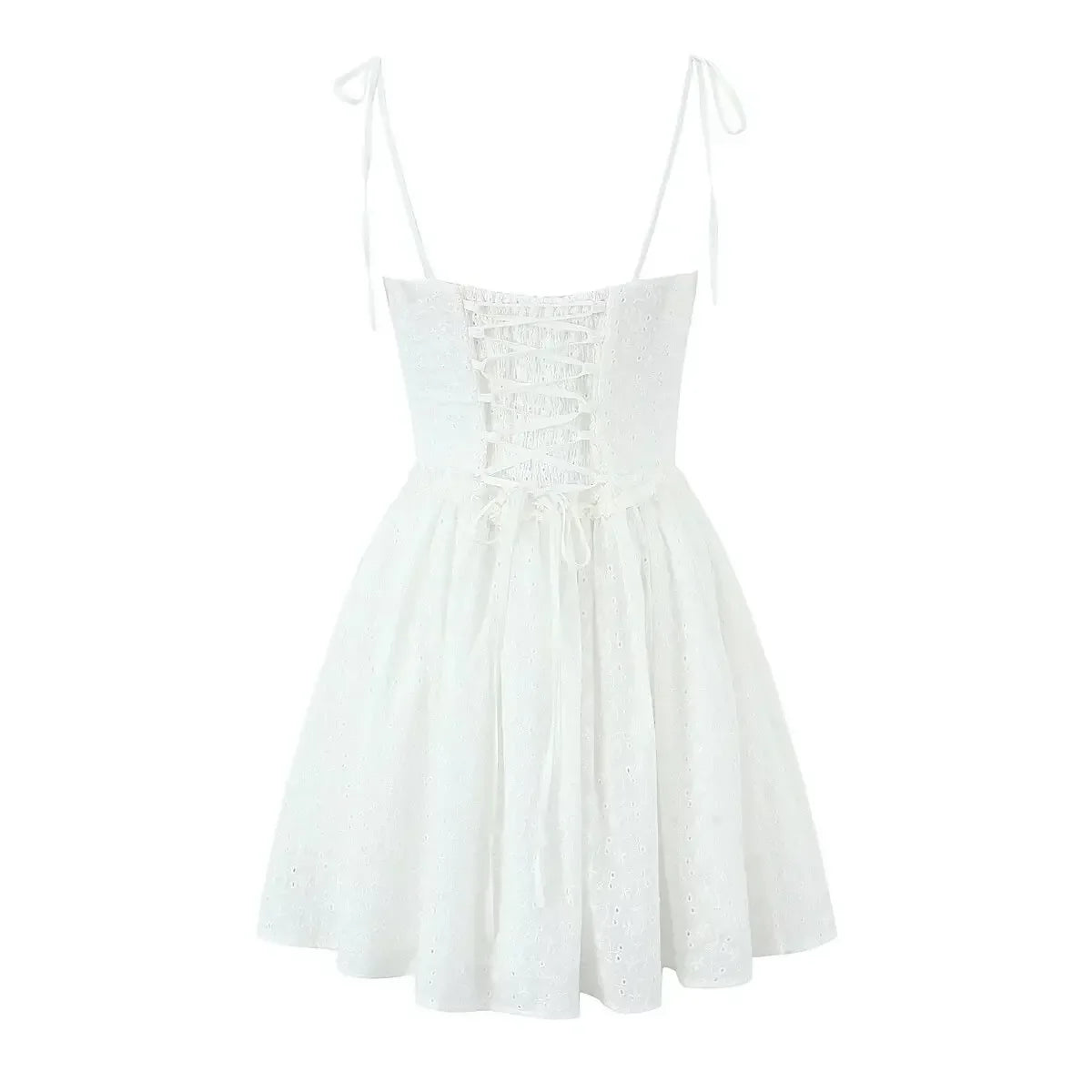 ANGELINA MINI DRESS White