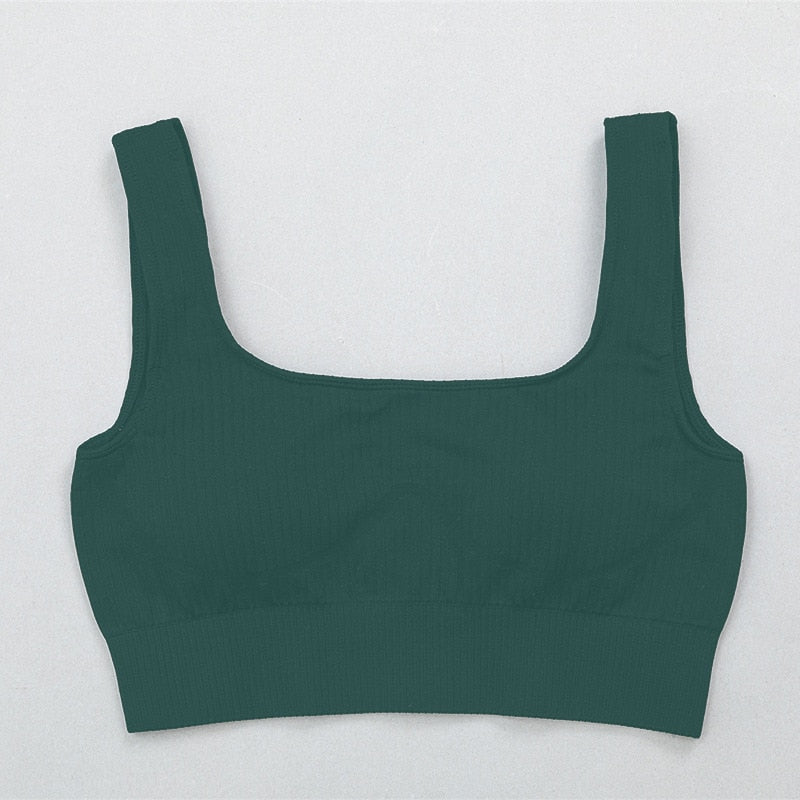 Mojoyce Solid Ribbed Yoga Pants Leggings Women Seamless Sport Leggings Gym Clothing Fitness High Waist Push Up Workout Tights Pants