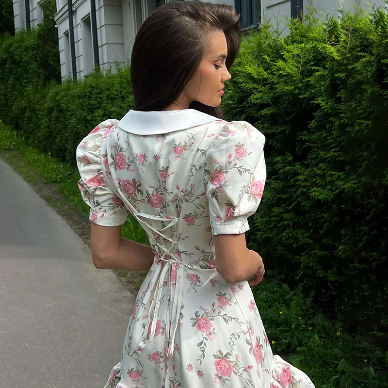 AYLIN FLORAL MINI DRESS