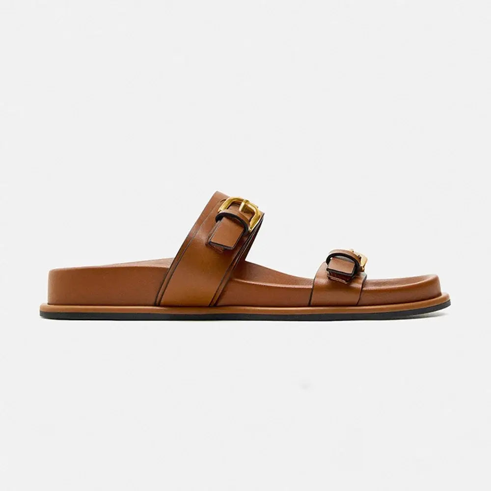 A Cruel Smile Flat Sandals