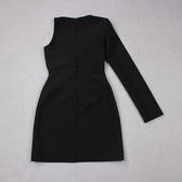 Fifth Avenue One Shoulder Diamond Mini Dress 6