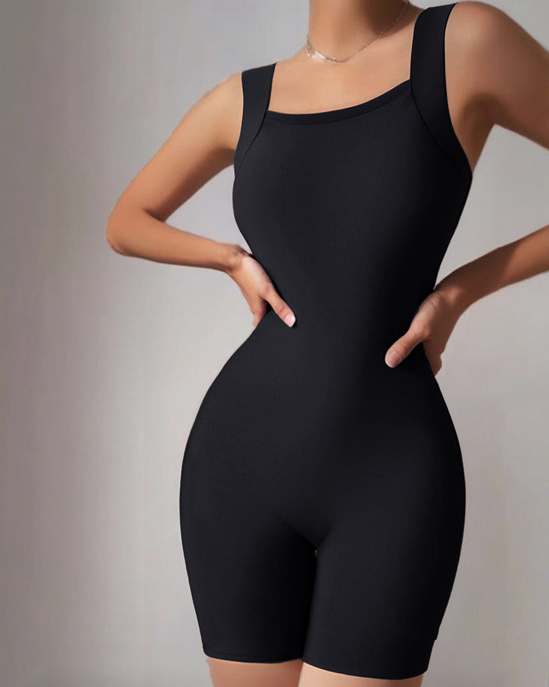 Soft Seamless Bodysuit Tank Top - Comfortable & Versatile Fit
