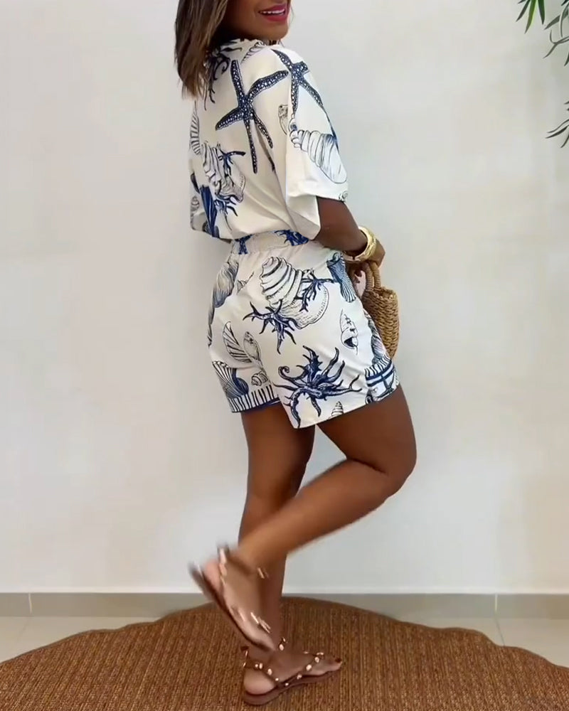 Stylish Lightweight Women's Romper with Pockets & Adjustable Straps