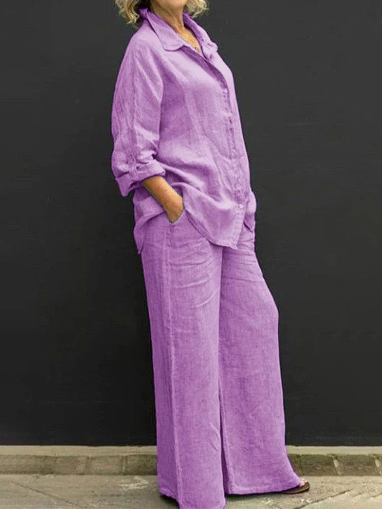 Emilia Casual Pants Set