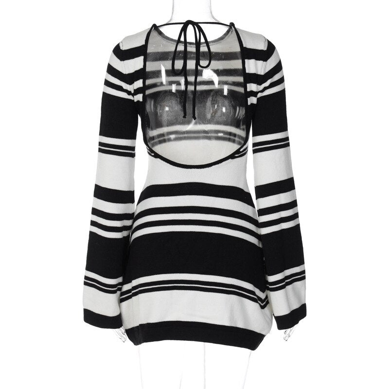 Backless Mini Dress