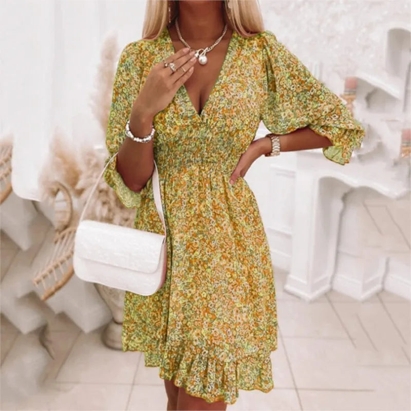 Magdalena Bohemian Sundress With Dress with Relaxed Fit and Seasonal Wardrobe Essential