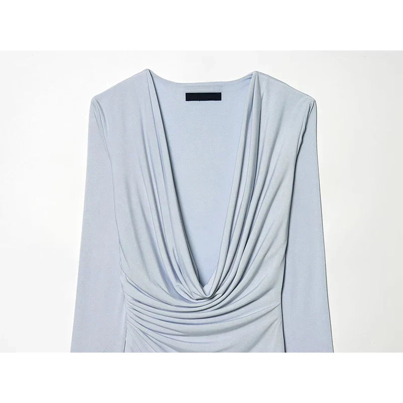 EDA DRAPED MINI DRESS