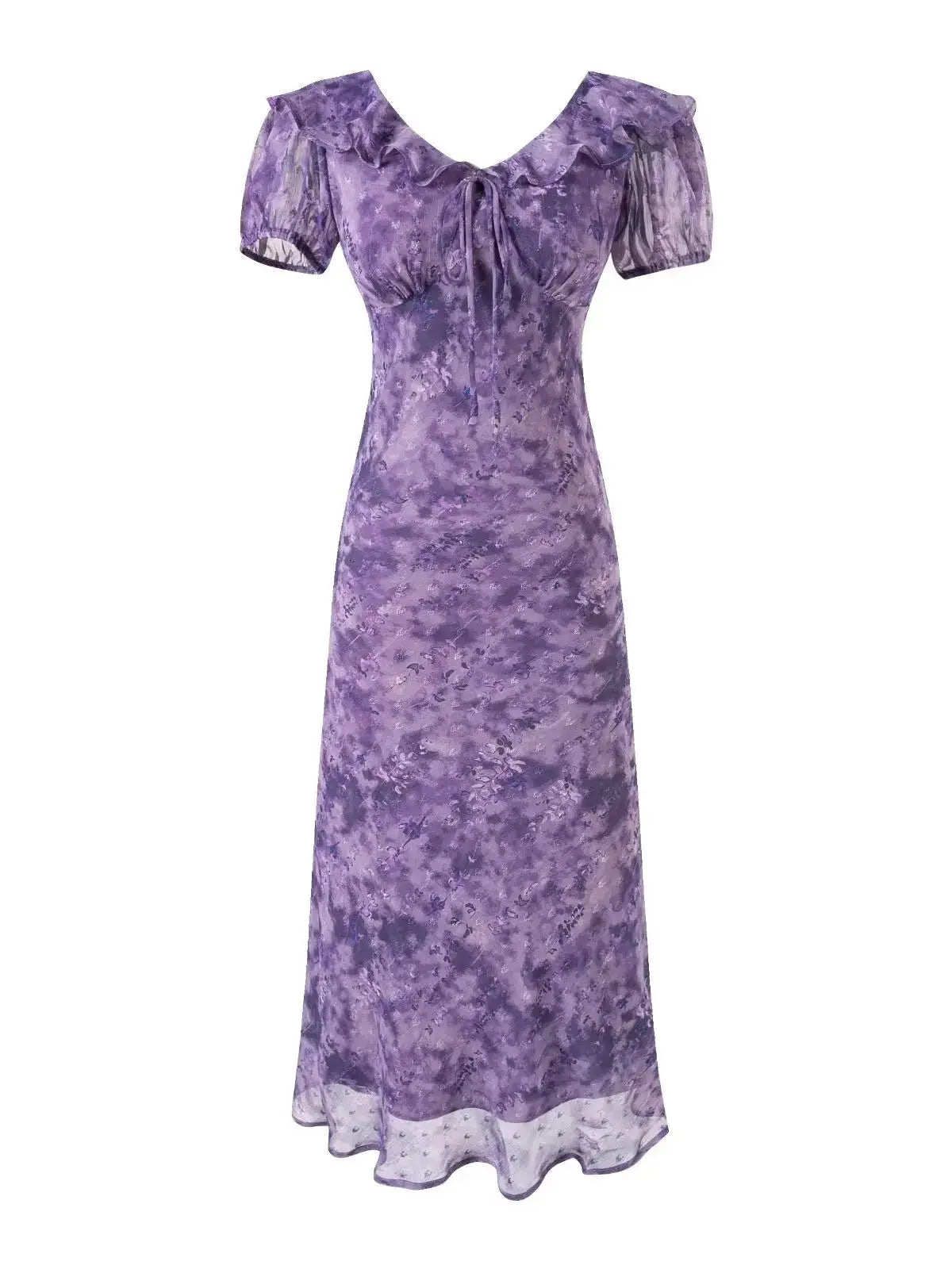 LUCIA MIDI DRESS Purple