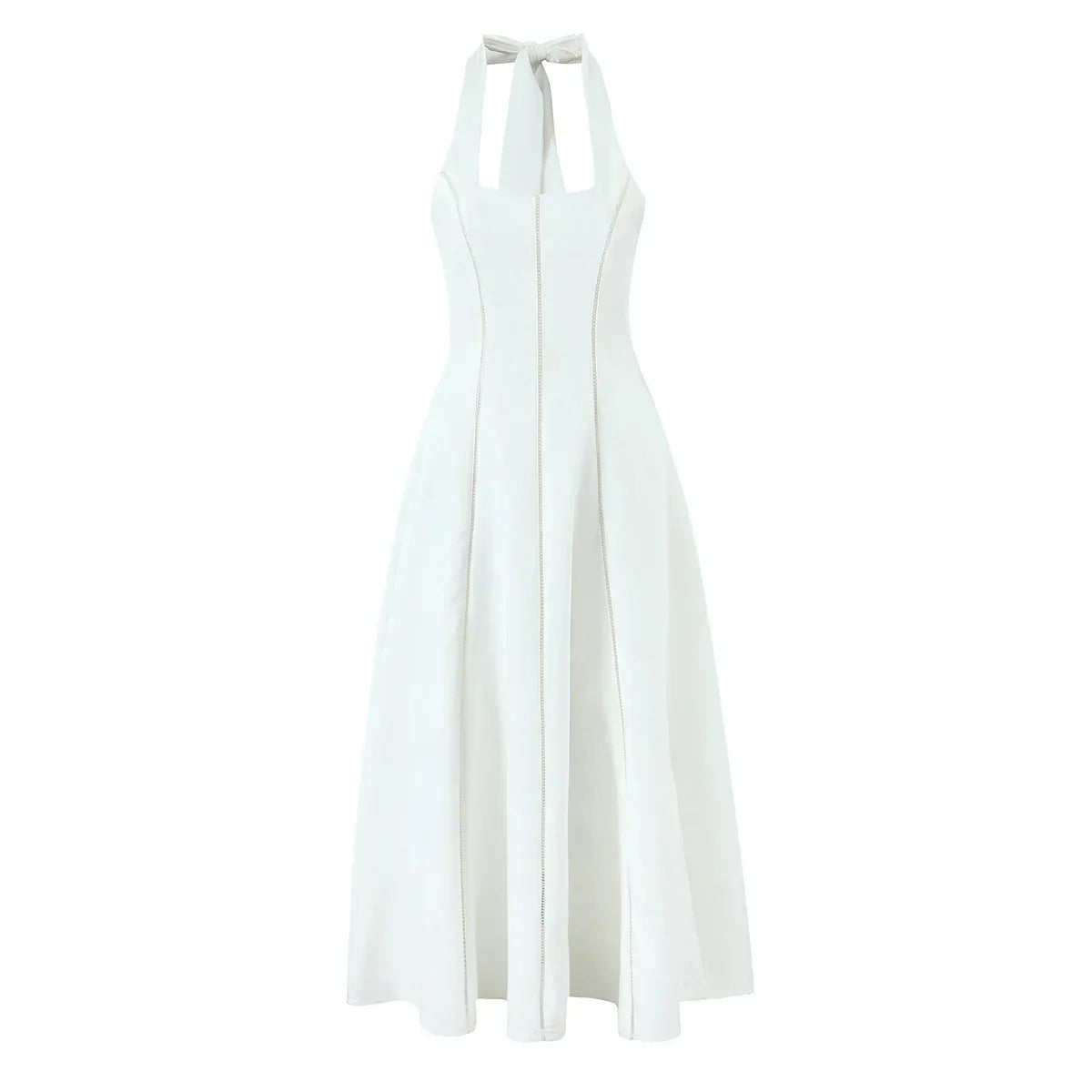 LILI MIDI DRESS White