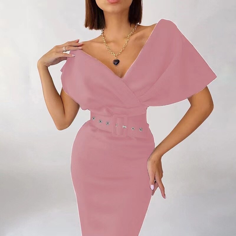 Amabel Boutique Cocktail Dress for Women Party Wear Statement Occasion Edit