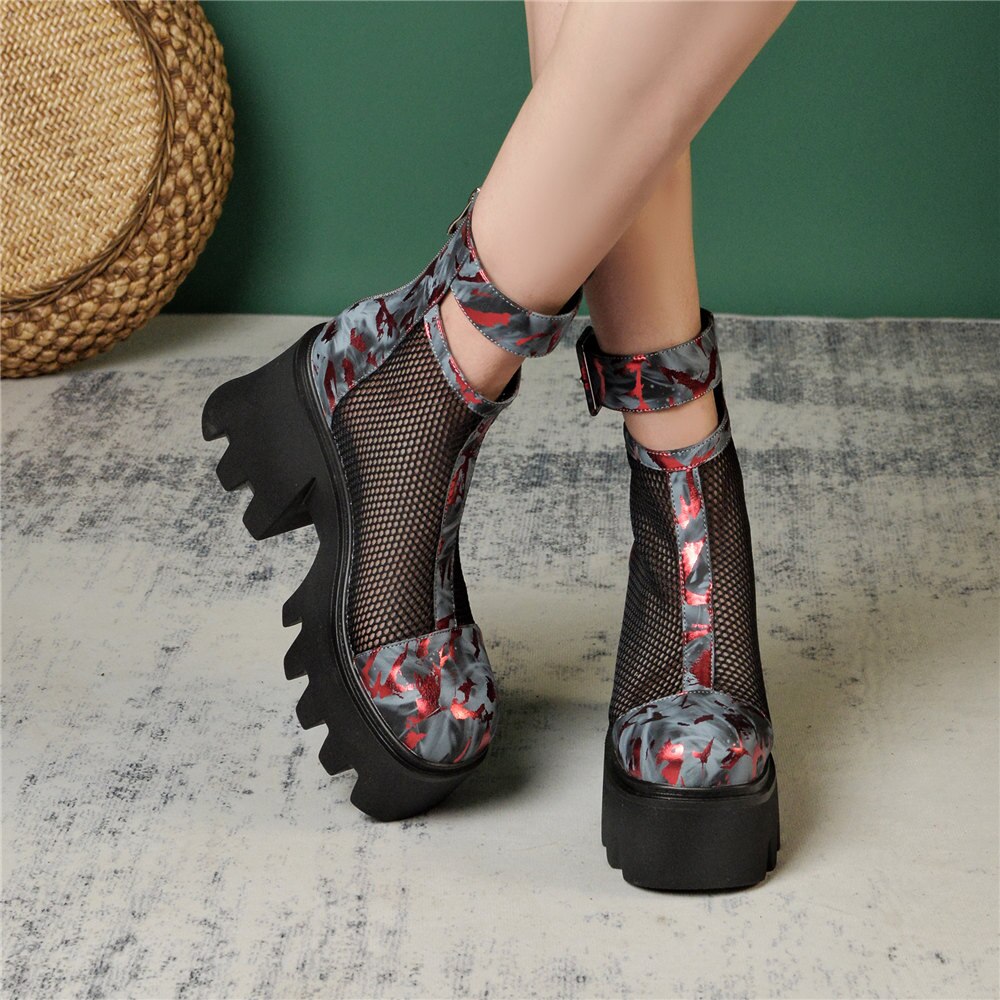 A Heaviness In My Head Ankle Boots