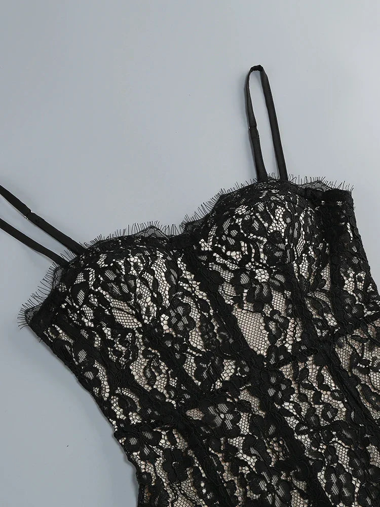 BRENDA LACE MAXI DRESS