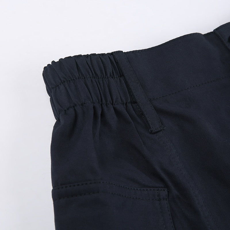 Low Waisted Shorts Harajuku Retro Basic Casual Sporty Bottom Women Biker