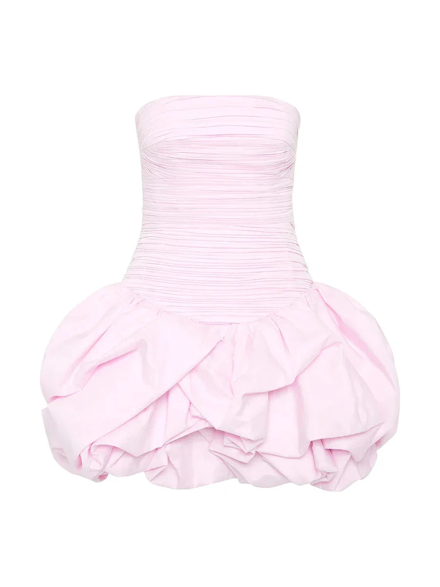LANAI RUFFLE MINI DRESS Pink