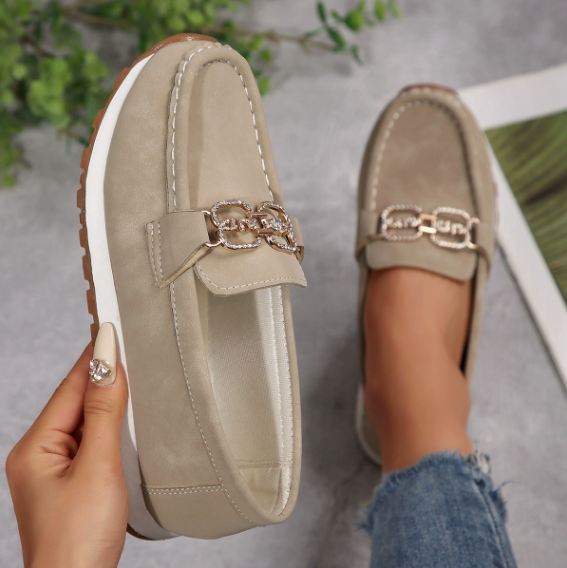 Kyrelle™ | Chic Orthopedic Buckle Loafers
