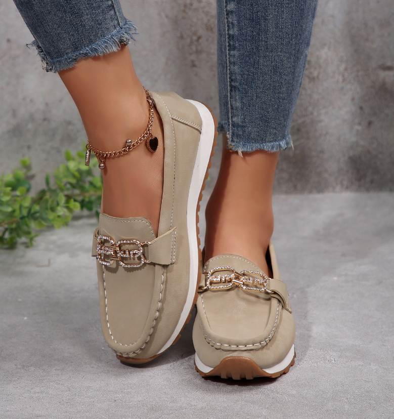 Kyrelle™ | Chic Orthopedic Buckle Loafers