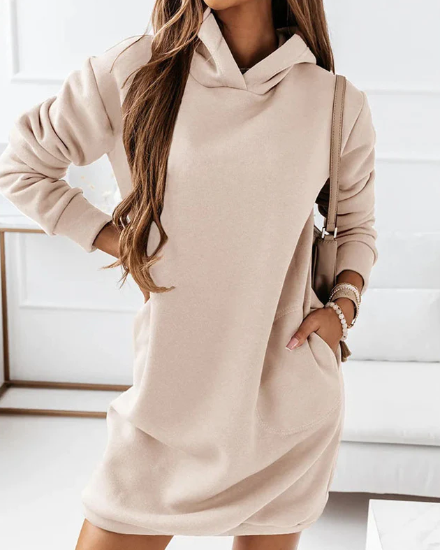 Erendira Hooded Dress for Women Feminine Flowy Style