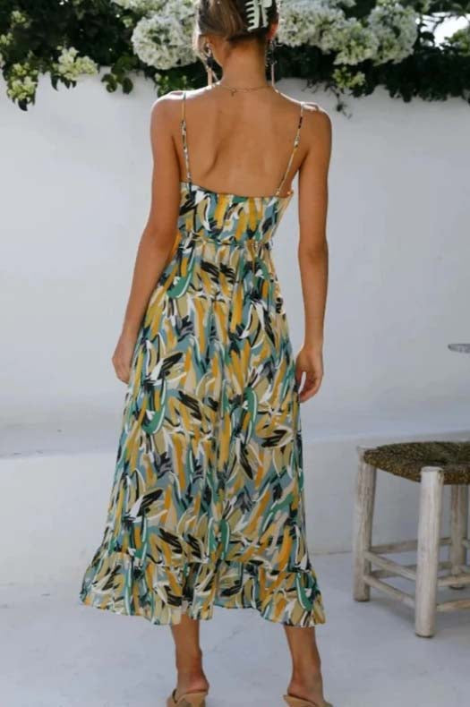 Rose Effortless Colorful Summer Dress Elevated Occasion Wear