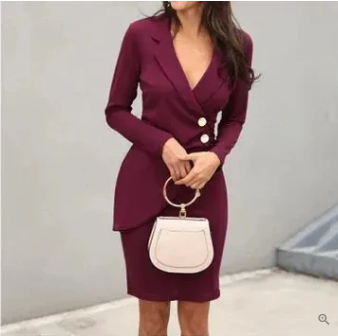 Guadalupe Exclusive Cocktail Dress with Buttons Chic Silhouette Collection