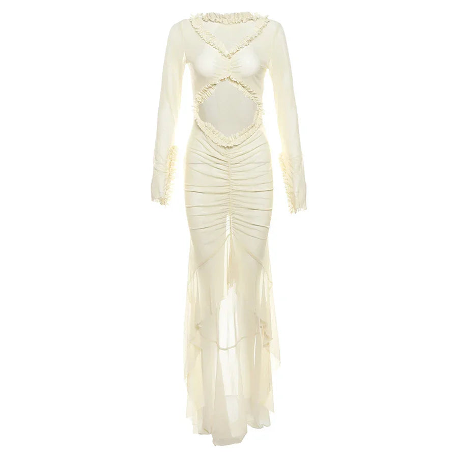 AMBER MAXI DRESS Ivory
