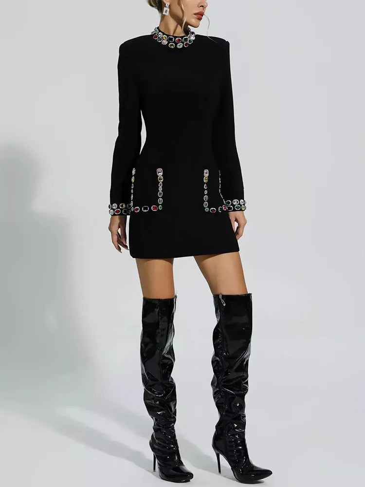 Got You A Star Mini Dress