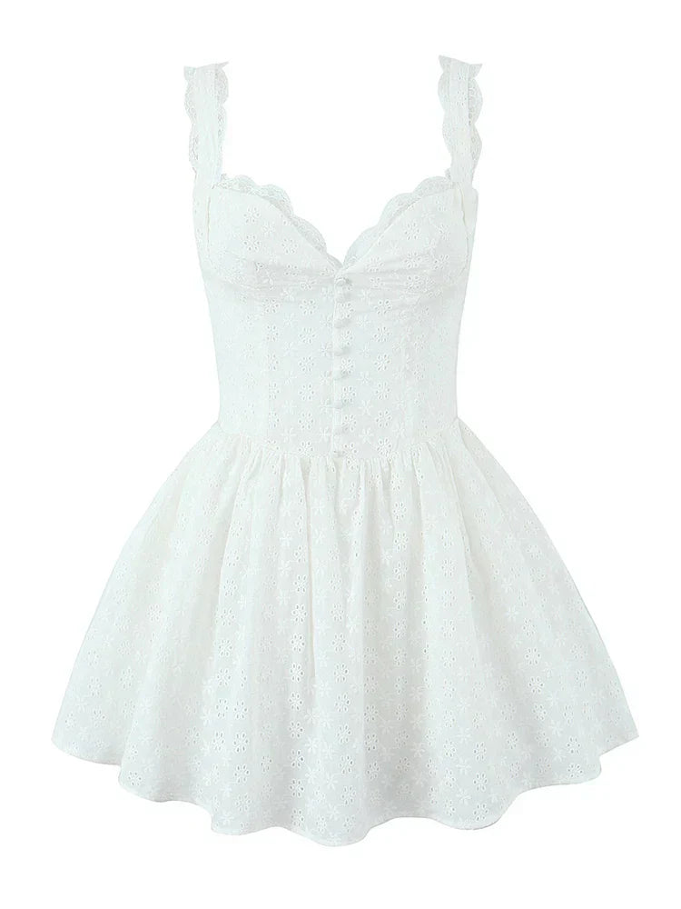 MAICA MINI DRESS White