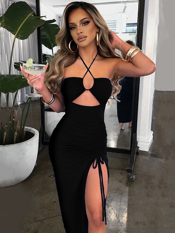 CARLA MAXI DRESS black