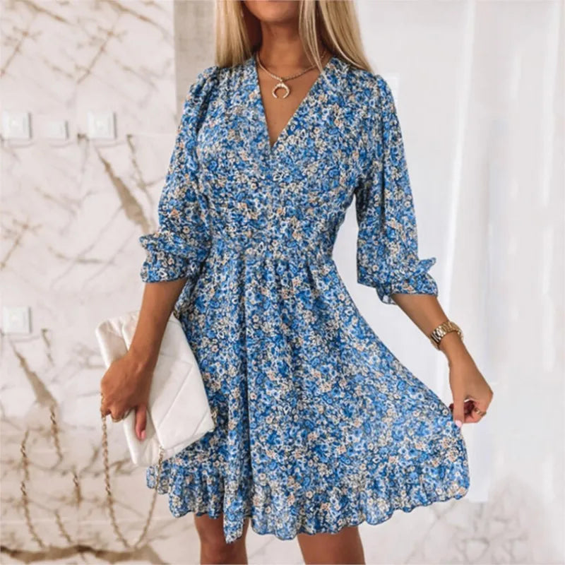 Magdalena Bohemian Sundress With Dress with Relaxed Fit and Seasonal Wardrobe Essential