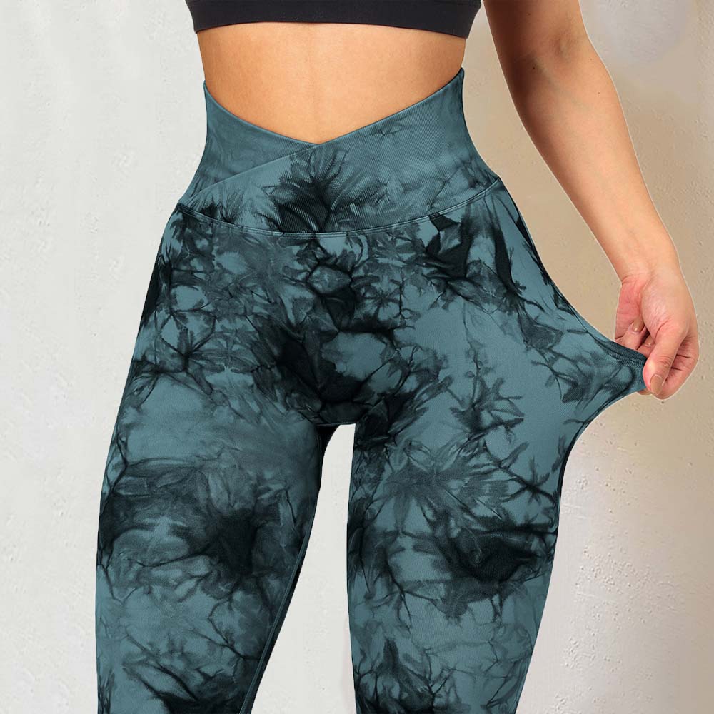 Mojoyce Gym Leggings Women Seamless Yoga Pants Scrunch Leggings Booty Pantalones Crossover Workout Legging Sports Tights Women Fitness