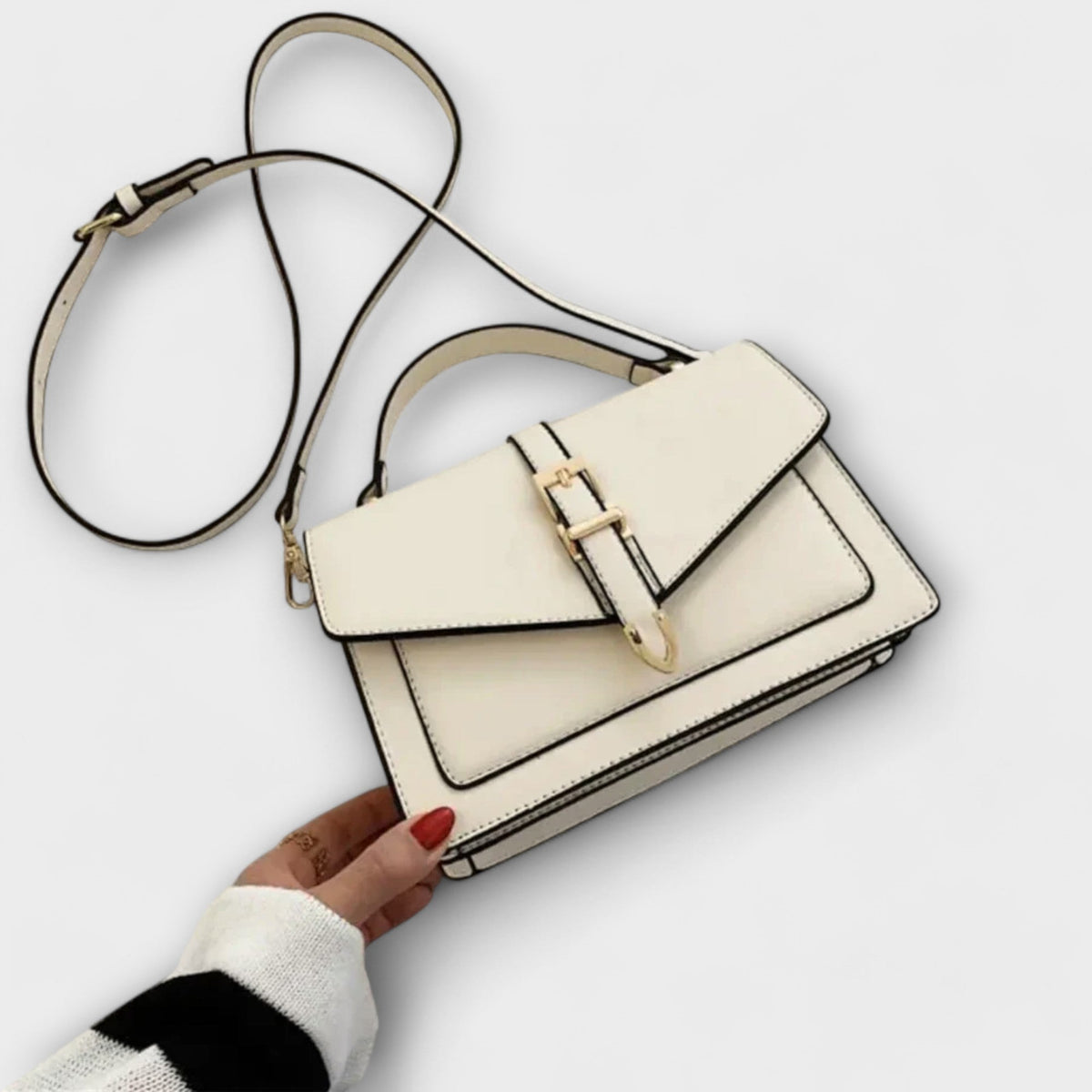 Buckle Flap Crossbody Bag