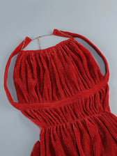 Backless Halter-Neck Dress