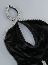 Halter-Neck Maxi Dress