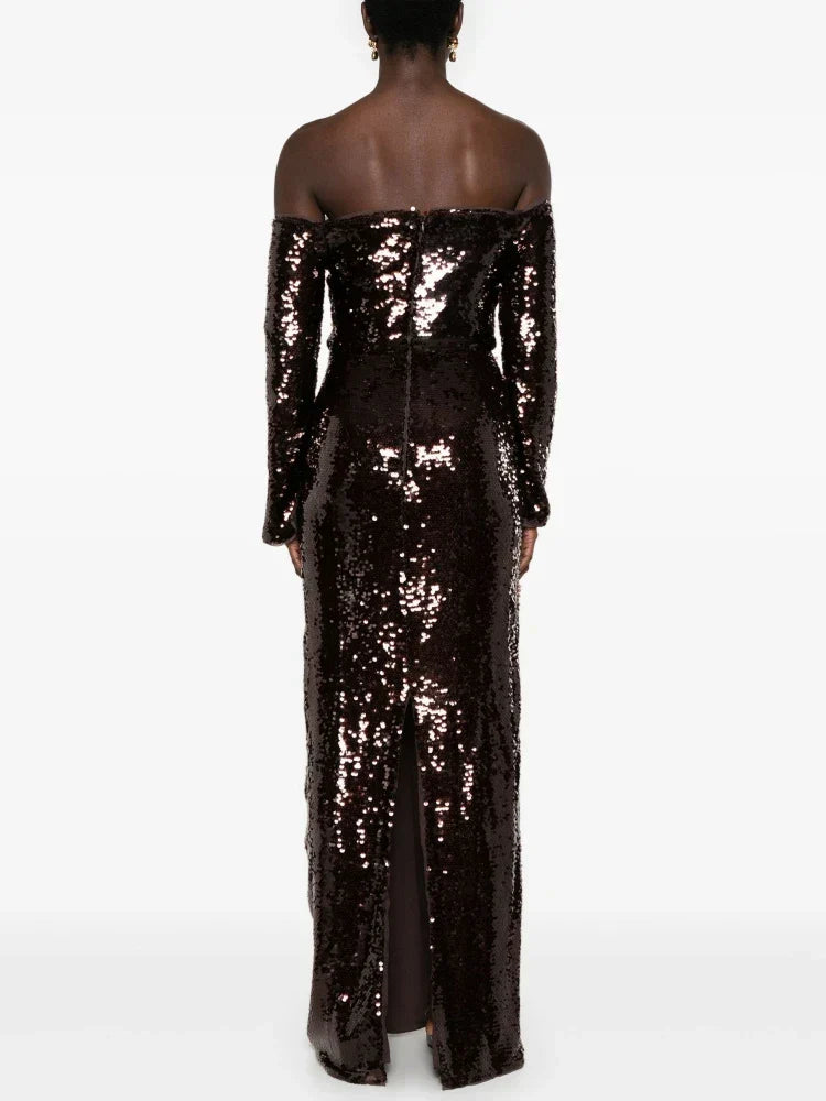 Patchwork Sheer Mesh Dress